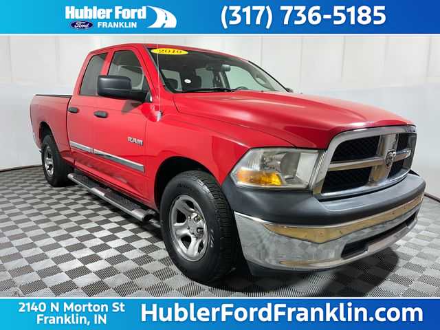 Flame Red 2010 Dodge RAM 1500 Pickup Truck 4X2 5-Speed Automatic