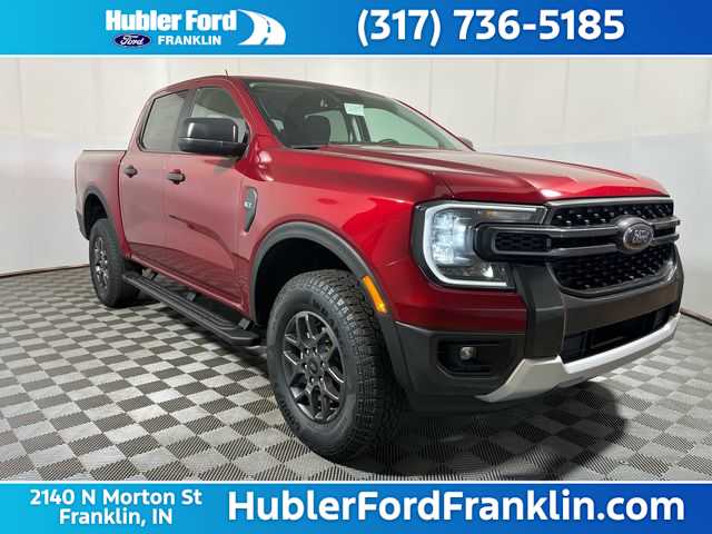 Ruby Red Metallic Tinted Clearcoat 2026 Ford Ranger Pickup Truck Four-Wheel Drive Automatic