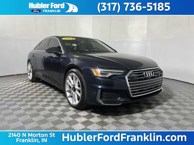 Navarra Blue Metallic 2021 Audi A6 Sedan All-Wheel Drive 7-Speed Automatic
