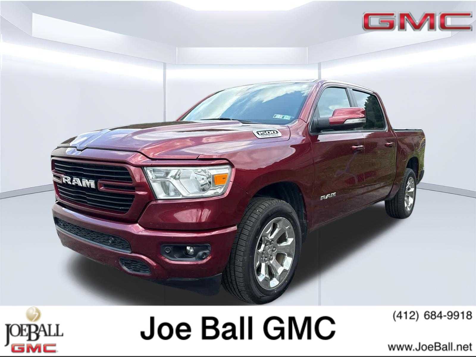 2021 Ram 1500 Big Horn Delmonico Red Pearlcoat at Baglier Buick GMC Mazda