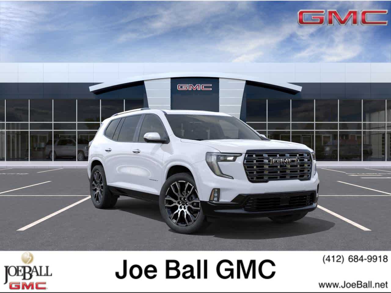 2027 GMC Acadia AWD Denali Ultimate Glacier White Tricoat at Joe Ball GMC
