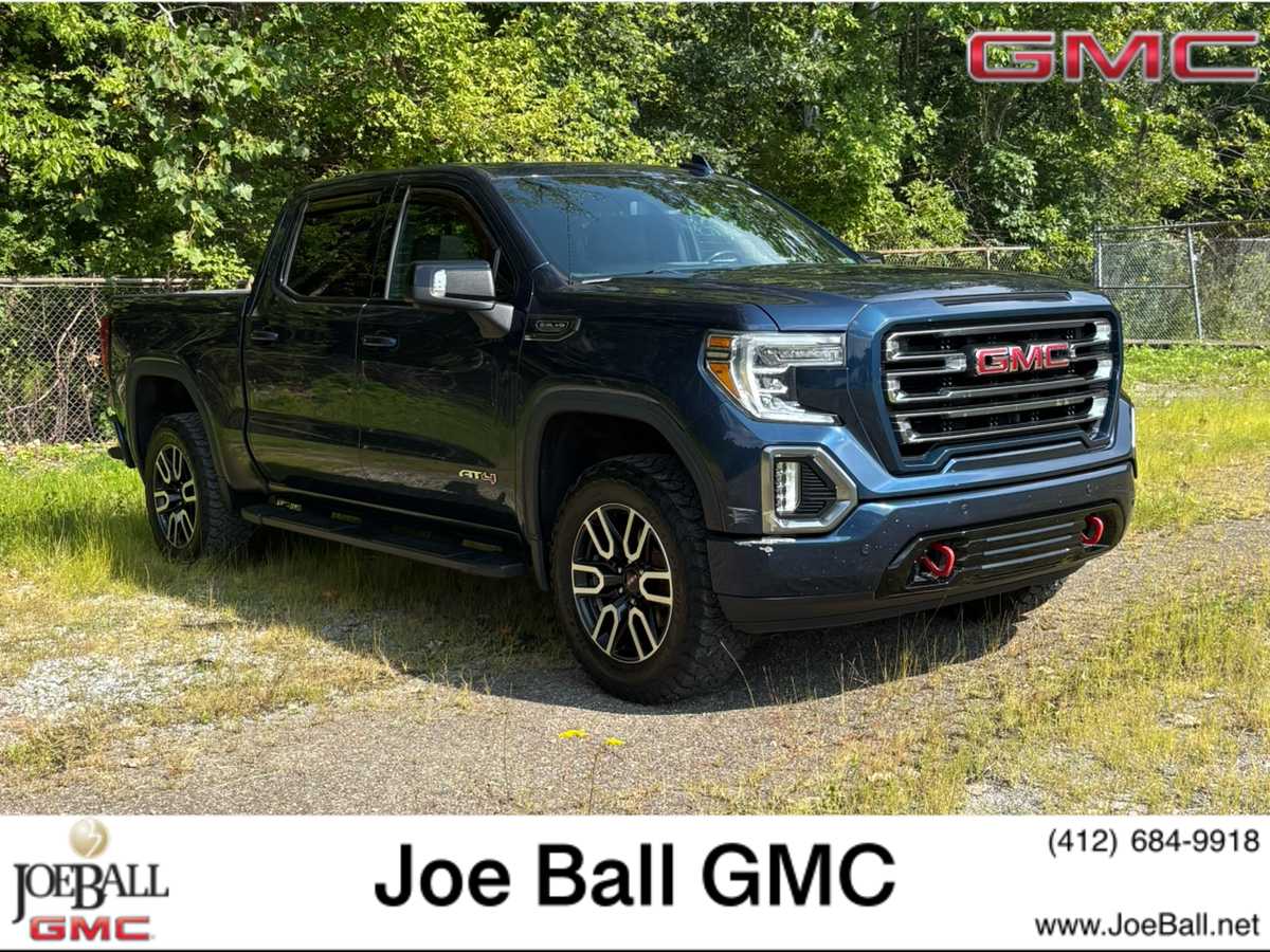 2019 GMC Sierra 1500 AT4 Pacific Blue Metallic at Baglier Buick GMC Mazda