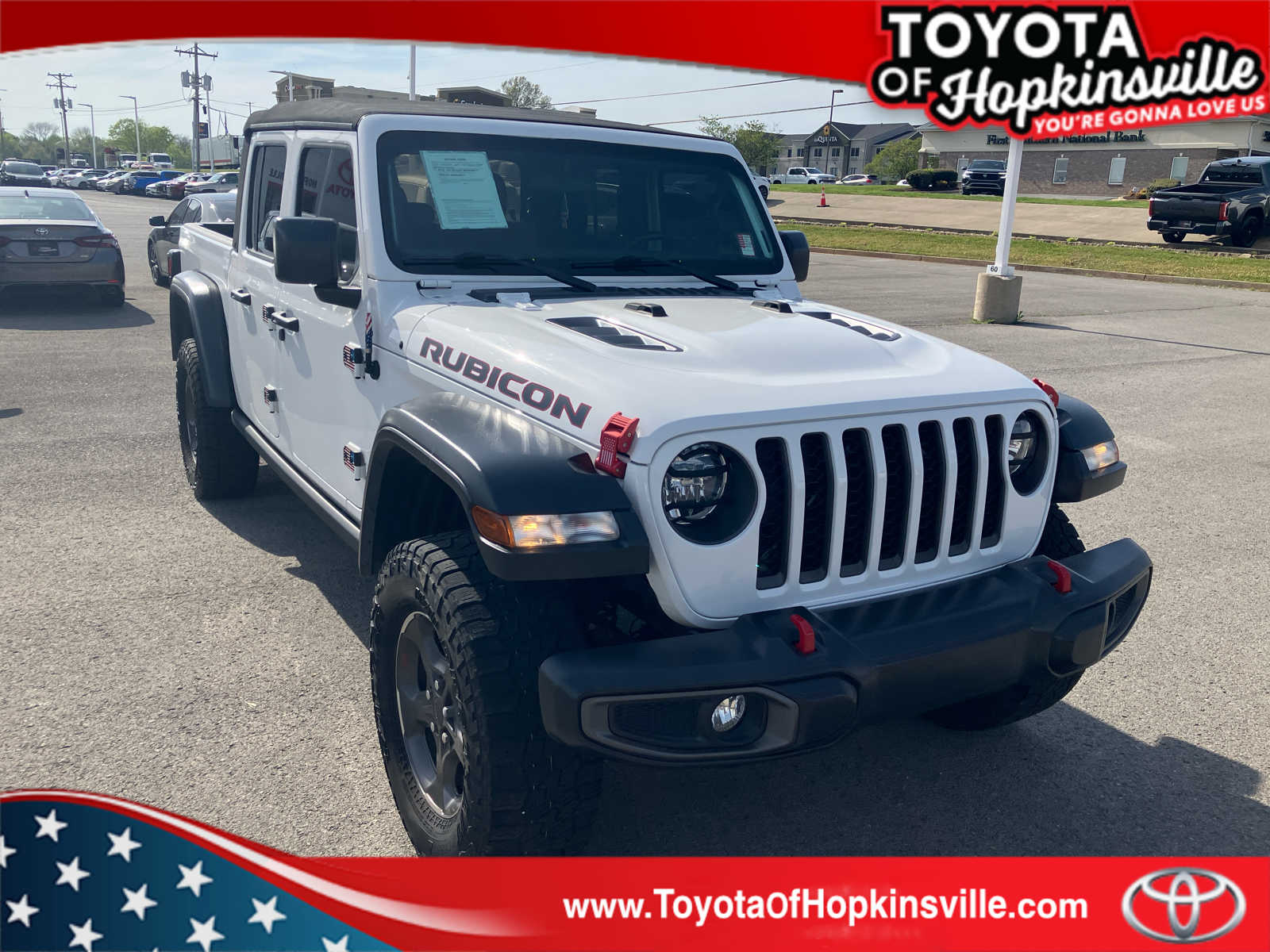 Bright White Clearcoat 2020 Jeep Gladiator Rubicon Crew Cab 4WD Pickup Truck Four-Wheel Drive 8-Speed Automatic