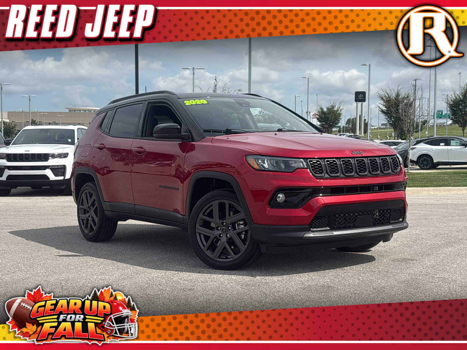 Red Hot Pearlcoat 2026 Jeep Compass SUV / Crossover Four-Wheel Drive 8-Speed Automatic