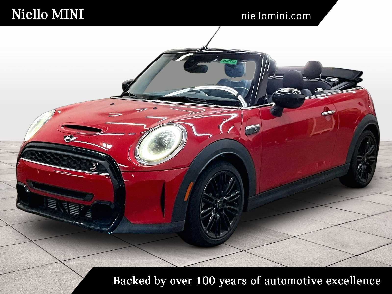 Chili Red 2024 MINI Cooper Convertible Front-Wheel Drive Automatic