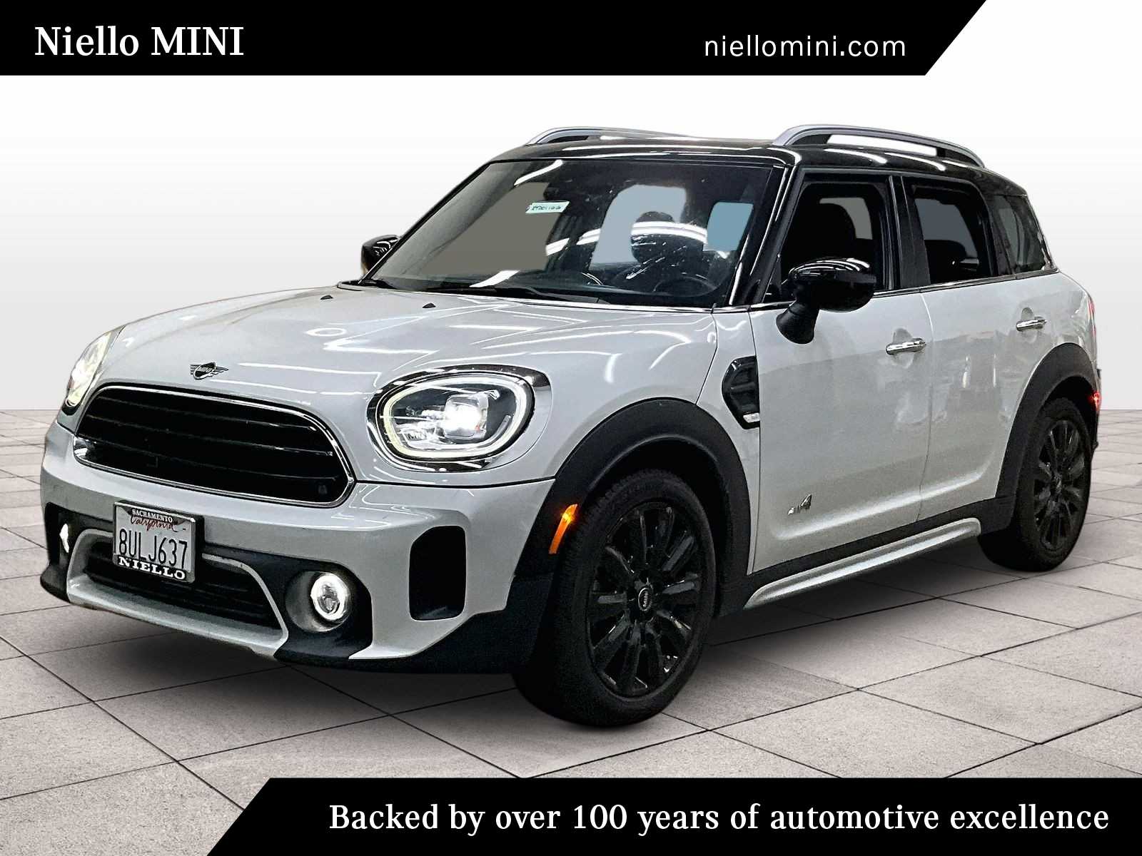 White Silver metallic 2021 MINI Countryman SUV / Crossover All-Wheel Drive 8-Speed Automatic