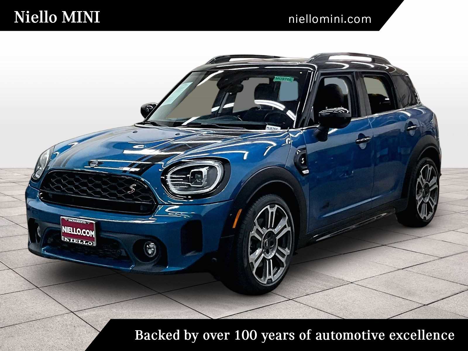 Island Blue Metallic 2023 MINI Countryman SUV / Crossover All-Wheel Drive 8-Speed Automatic