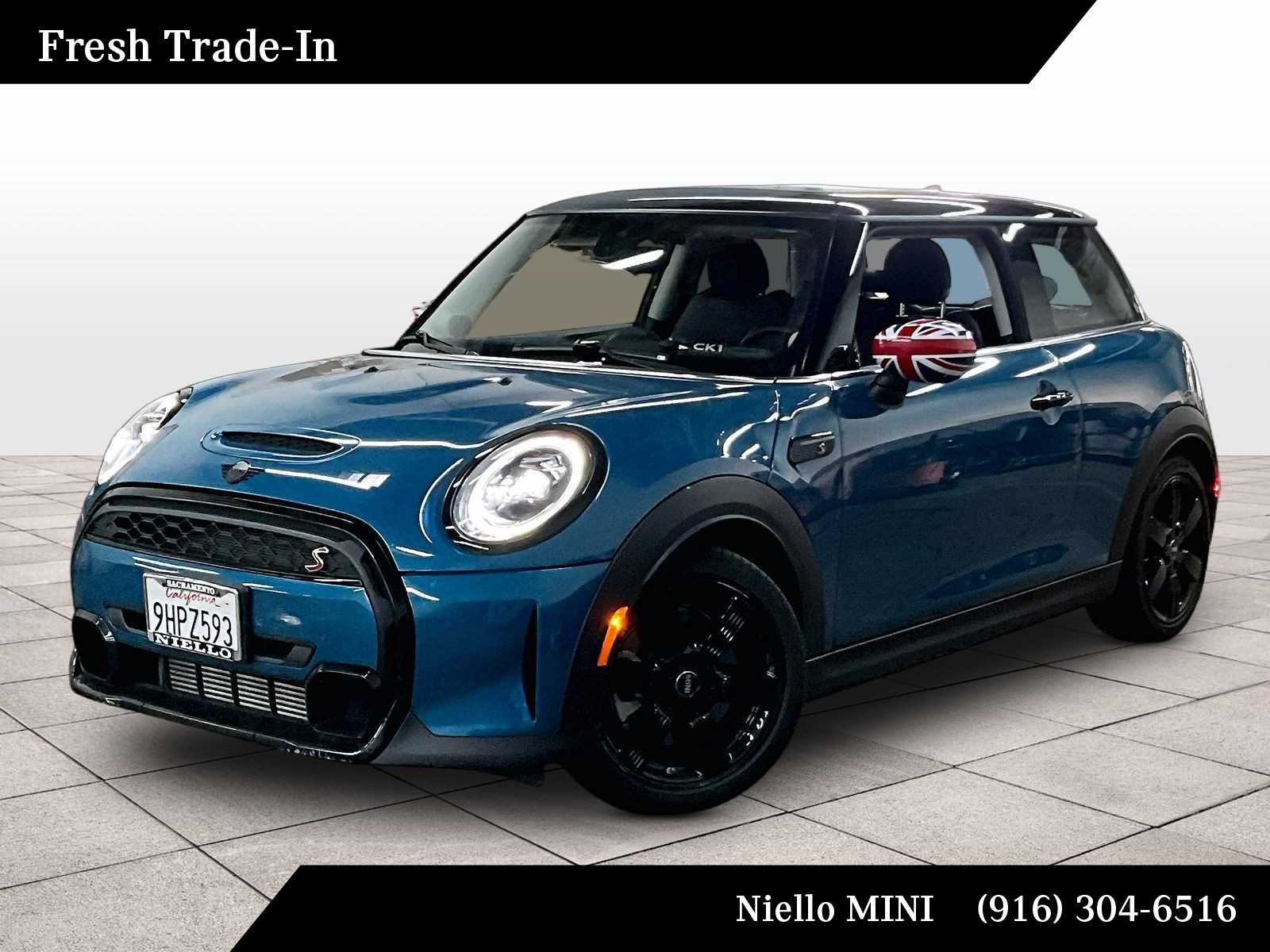 Island Blue Metallic 2023 MINI Cooper S 2-Door Hatchback FWD Hatchback Front-Wheel Drive Automatic