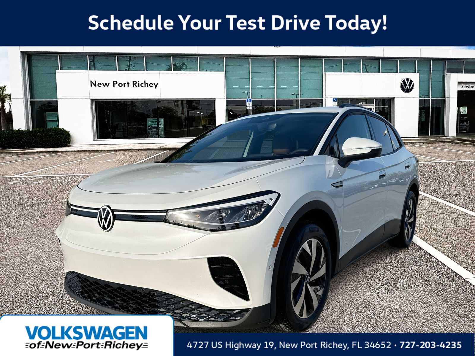 White/off-white 2026 Volkswagen ID.4 Pro RWD SUV / Crossover Rear-Wheel Drive 1-Speed Automatic