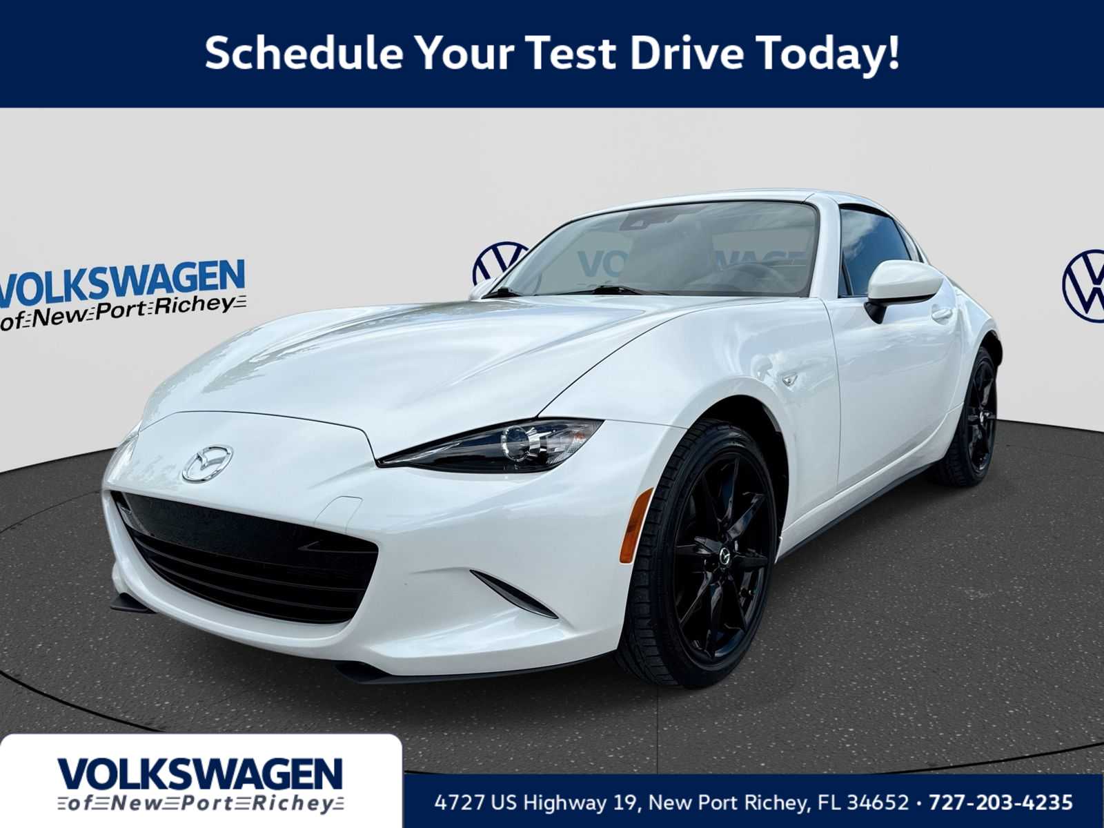 Snowflake White Pearl Mica 2022 Mazda MX-5 Miata Convertible Rear-Wheel Drive Automatic