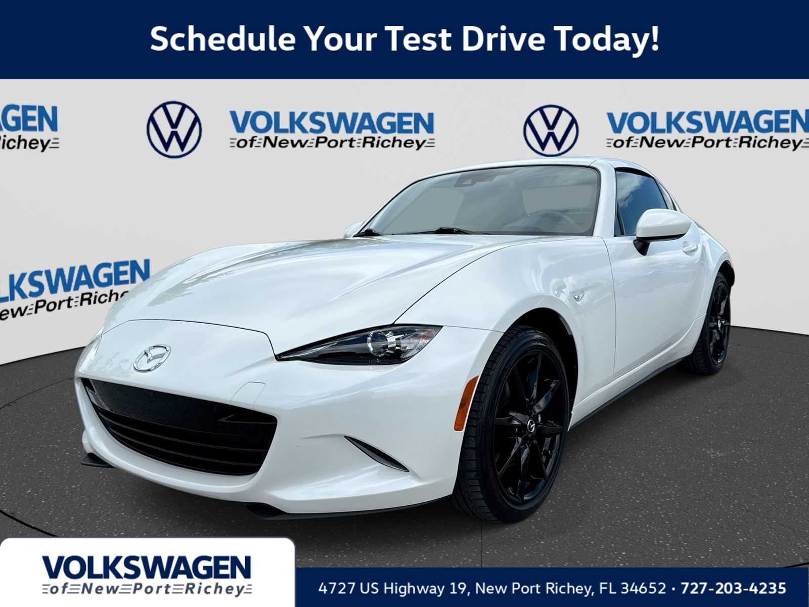 Snowflake White Pearl Mica 2022 Mazda MX-5 Miata Convertible Rear-Wheel Drive Automatic