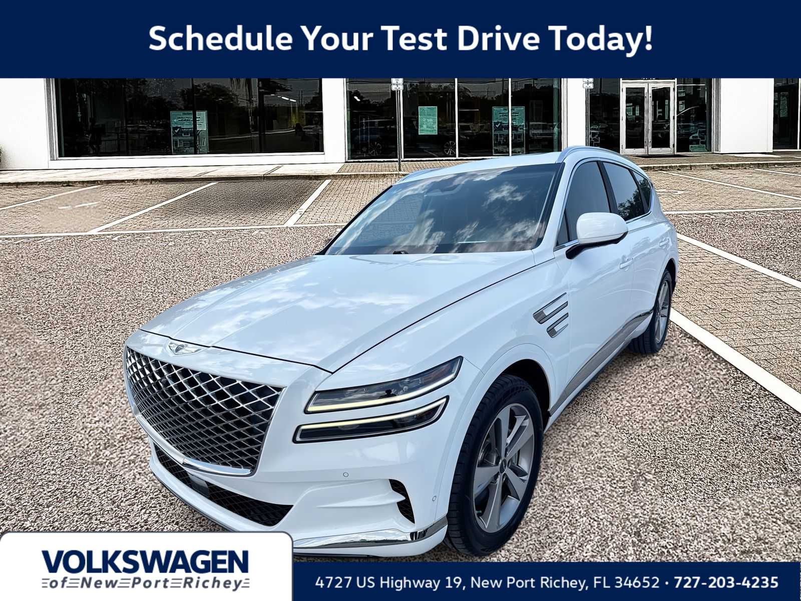 Alta White 2021 Genesis GV80 SUV / Crossover All-Wheel Drive
