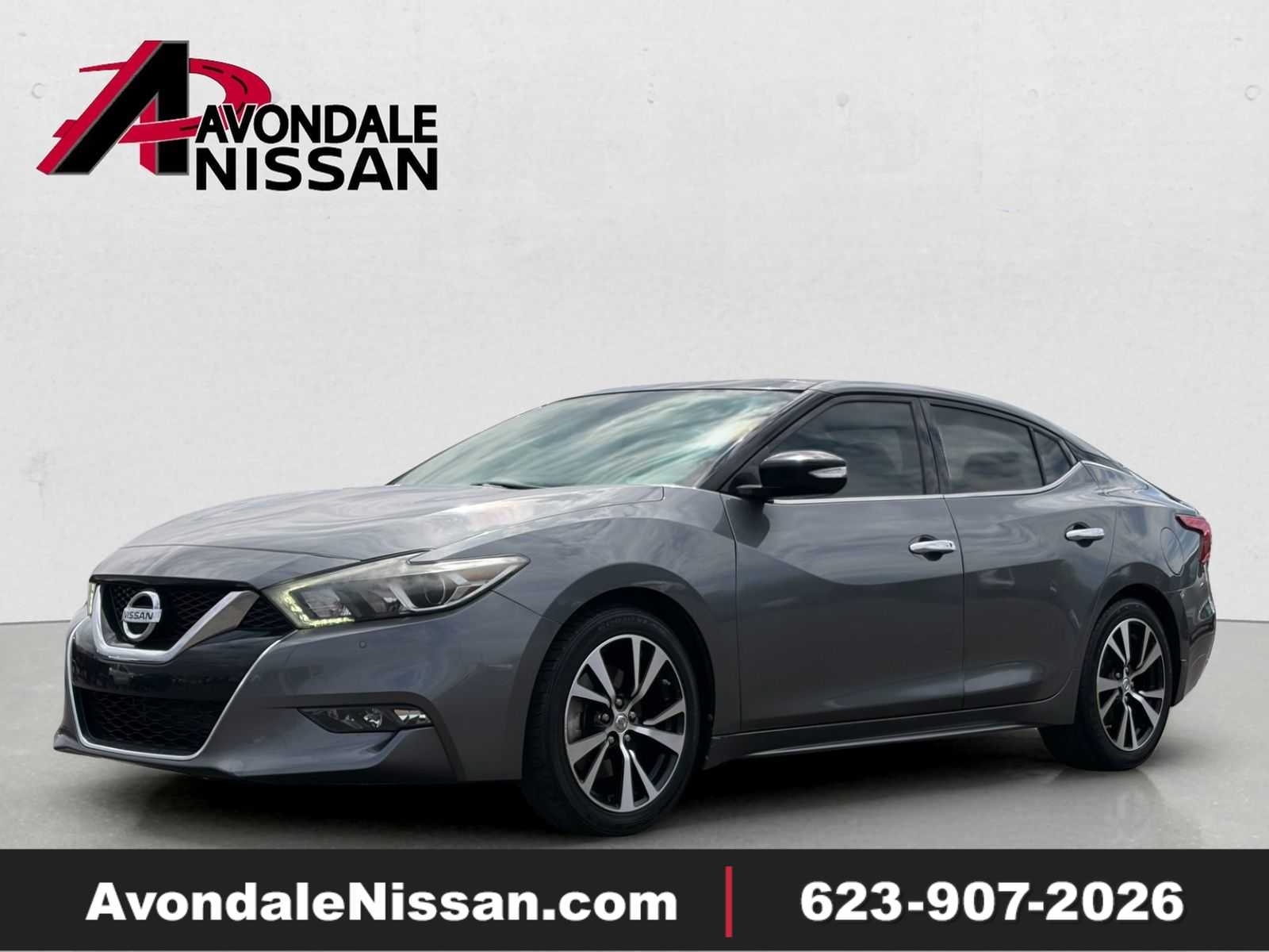 Gray (Gun Metallic) 2018 Nissan Maxima Sedan Front-Wheel Drive Continuously Variable Transmission