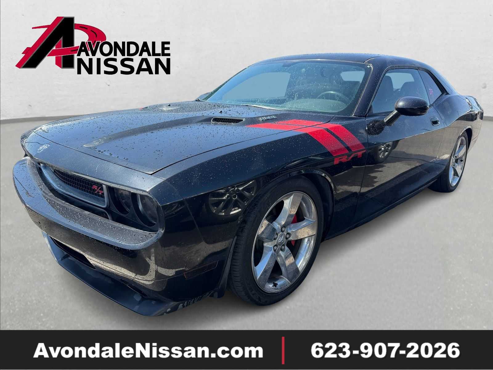 Brilliant Black Pearl 2010 Dodge Challenger R/T RWD Coupe Rear-Wheel Drive 5-Speed Automatic
