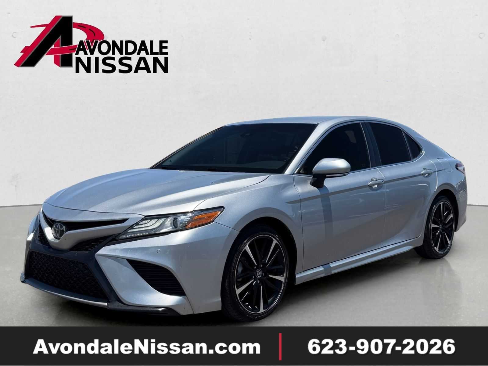 Celestial Silver Metallic 2018 Toyota Camry XSE Sedan Front-Wheel Drive 8-Speed Automatic