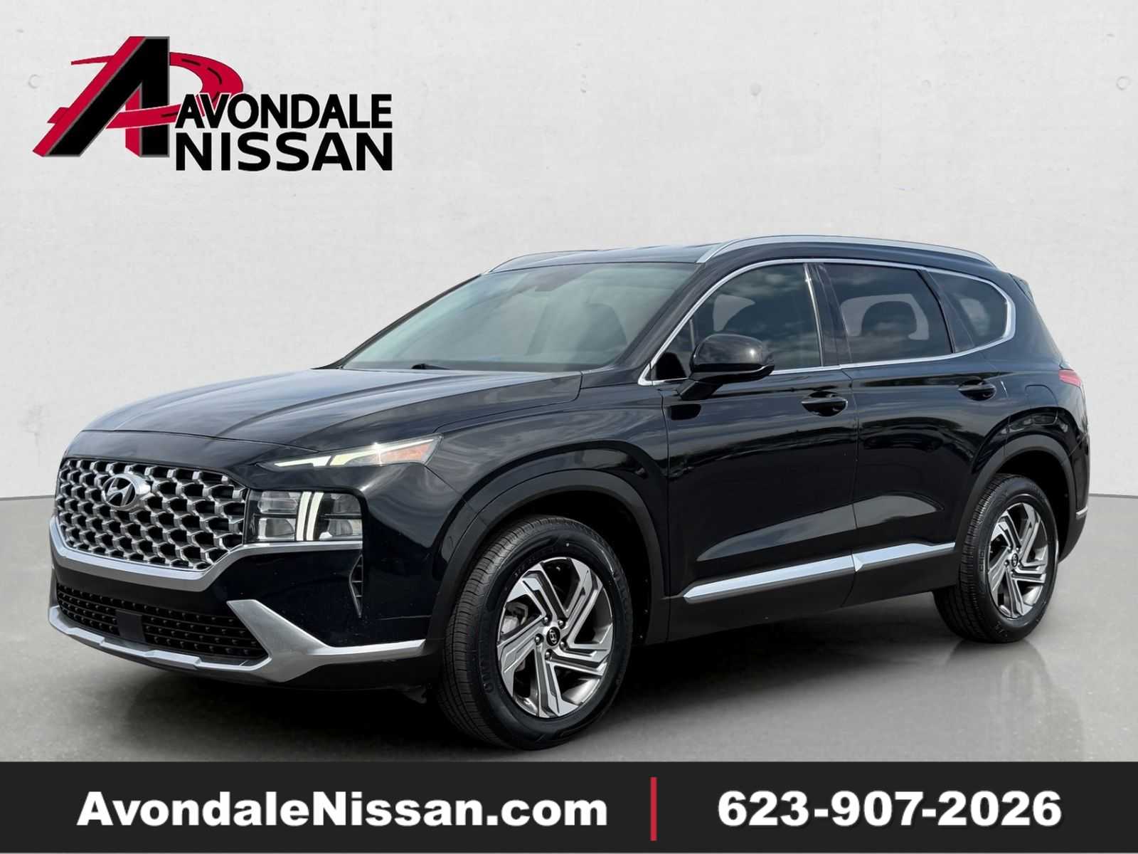 Twilight Black 2021 Hyundai Santa Fe SEL FWD SUV / Crossover Front-Wheel Drive 8-Speed Automatic