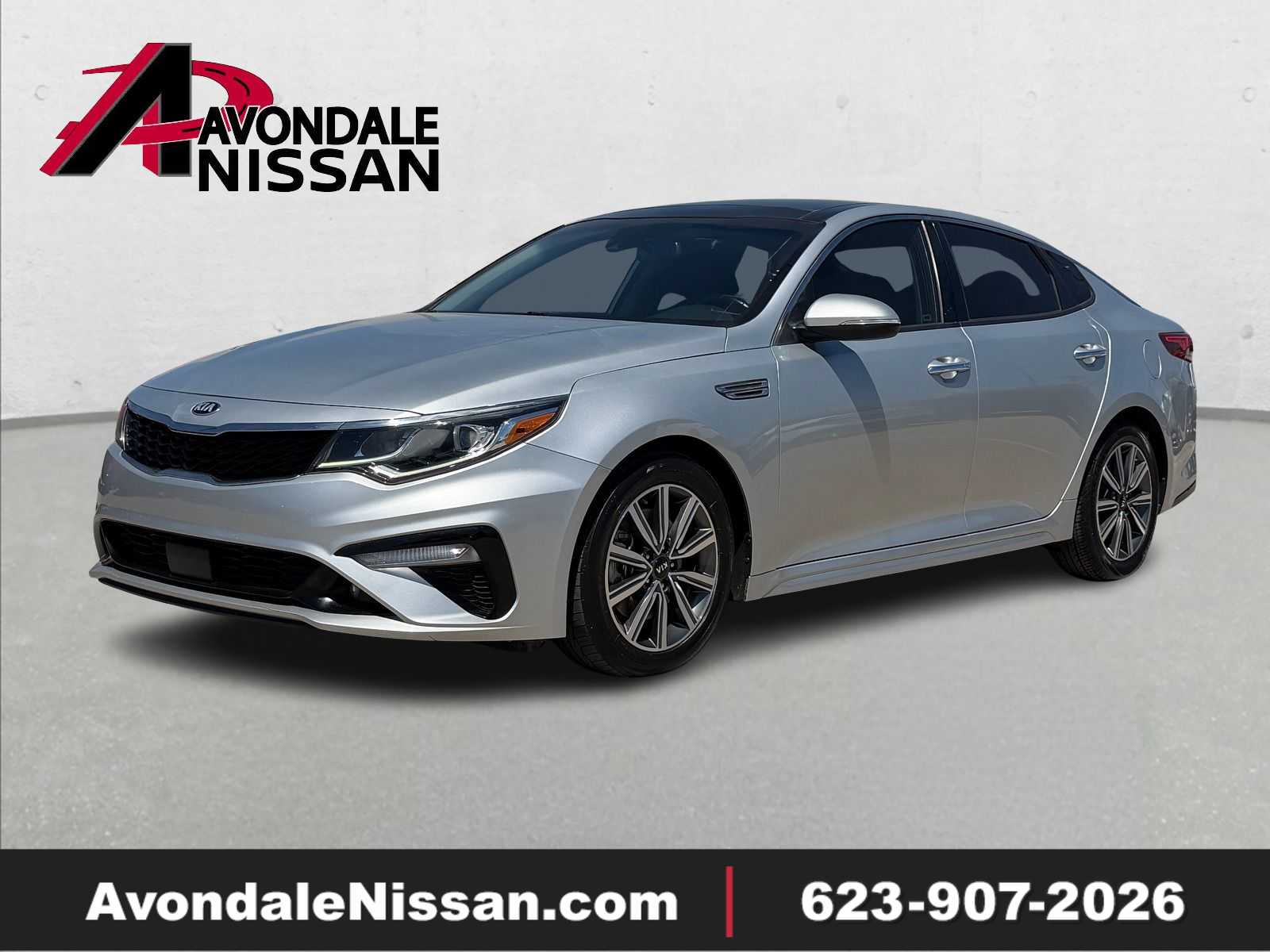 Sparkling Silver 2020 Kia Optima EX Premium FWD Sedan Front-Wheel Drive 7-Speed Automatic