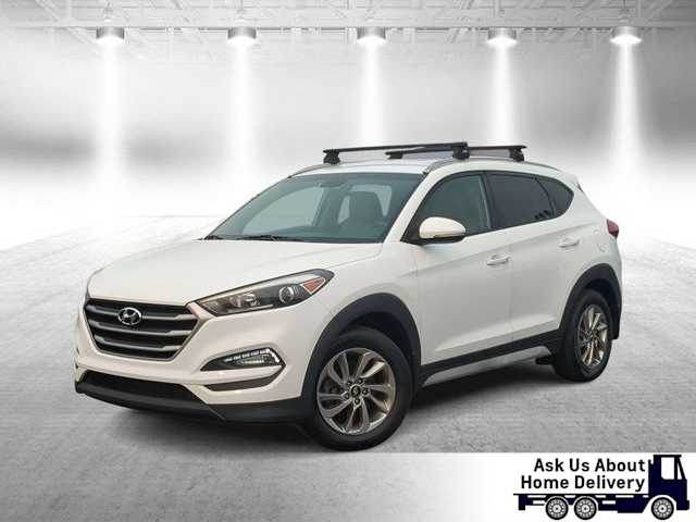Dazzling White 2018 Hyundai Tucson SUV / Crossover All-Wheel Drive 6-Speed Automatic
