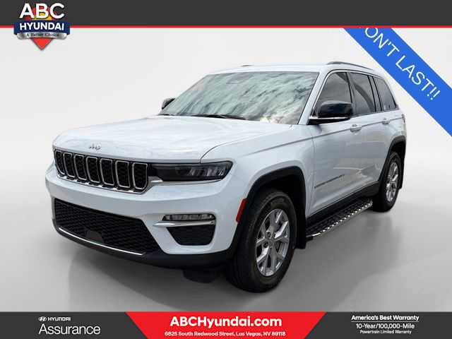 Bright White Clearcoat 2023 Jeep Grand Cherokee SUV / Crossover Four-Wheel Drive 8-Speed Automatic