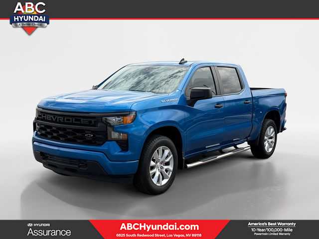 Glacier Blue Metallic 2022 Chevrolet Silverado 1500 Pickup Truck 4X2 8-Speed Automatic