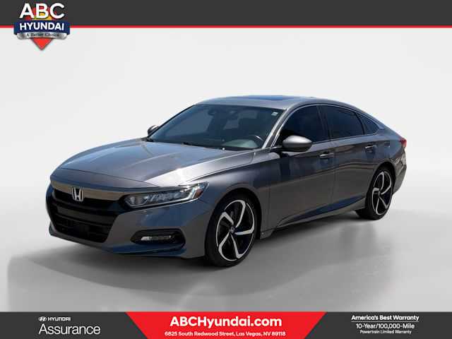 Gray (Modern Steel Metallic) 2018 Honda Accord Sedan Front-Wheel Drive Automatic