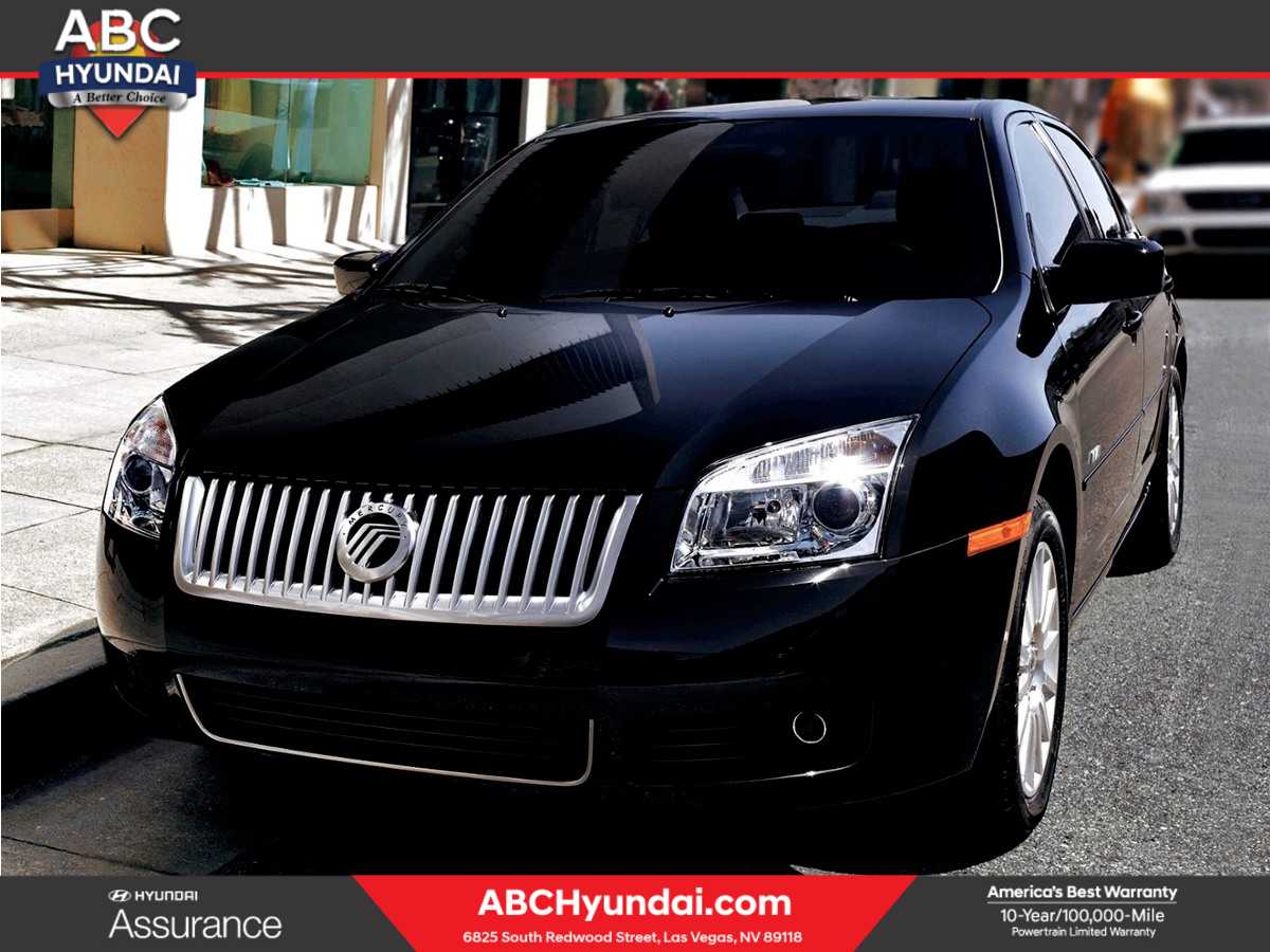 2007 Mercury Milan Sedan Front-Wheel Drive 6-Speed Automatic