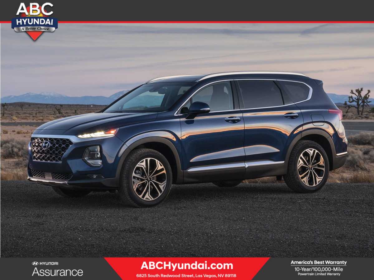 Shimmering Silver Pearl 2020 Hyundai Santa Fe SUV / Crossover Front-Wheel Drive 8-Speed Automatic