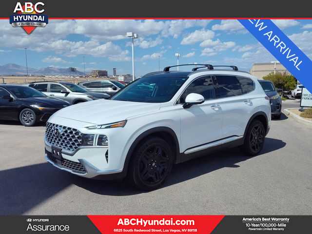 Quartz White 2022 Hyundai Santa Fe SUV / Crossover Front-Wheel Drive 8-Speed Automatic