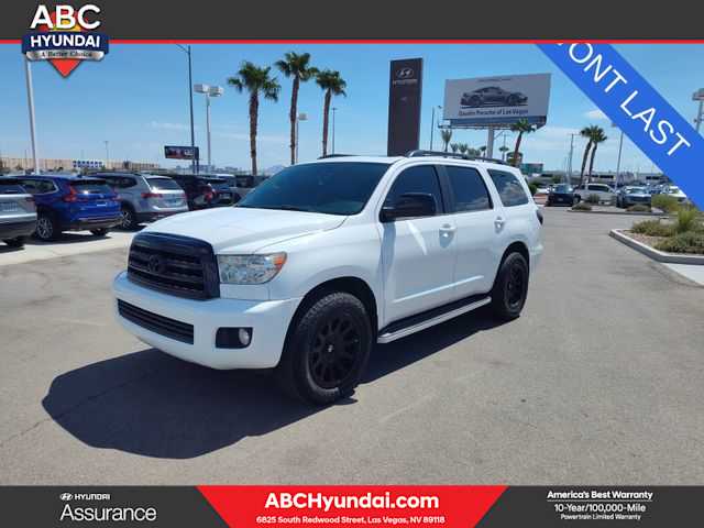 Super White 2016 Toyota Sequoia SUV / Crossover Four-Wheel Drive 6-Speed Automatic