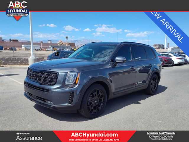 Gray (Gravity Grey) 2022 Kia Telluride SUV / Crossover All-Wheel Drive 8-Speed Automatic