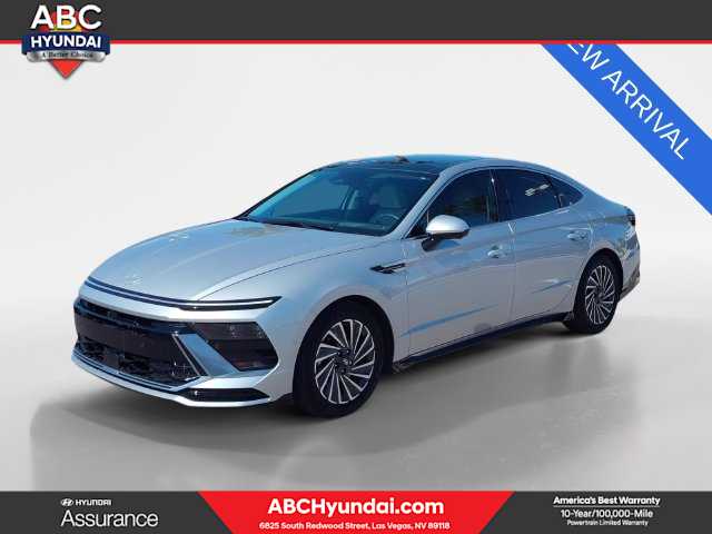 Aero Silver 2024 Hyundai Sonata Hybrid Sedan Front-Wheel Drive 6-Speed Automatic