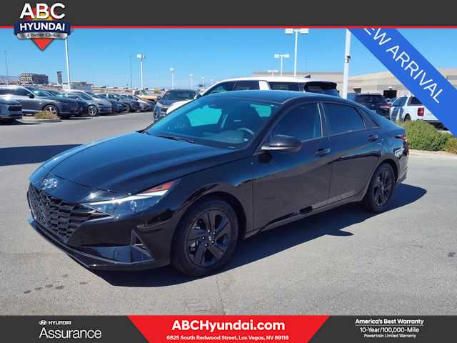 PHANTOM BLACK 2023 Hyundai Elantra Hybrid Sedan Front-Wheel Drive 6-Speed Automatic