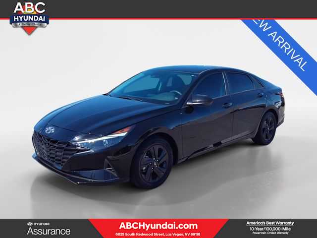 PHANTOM BLACK 2023 Hyundai Elantra Hybrid Sedan Front-Wheel Drive 6-Speed Automatic