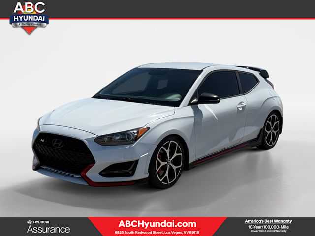 Chalk White 2020 Hyundai Veloster N FWD Coupe Front-Wheel Drive 6-Speed Manual