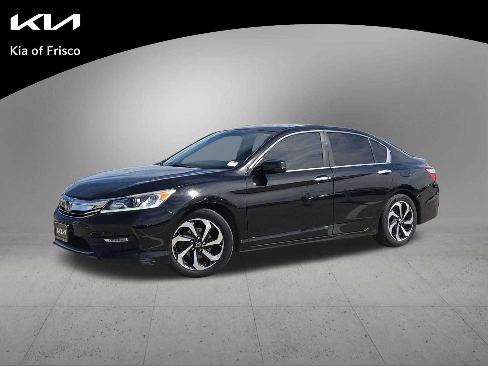 Black 2017 Honda Accord EX-L FWD Sedan Front-Wheel Drive Continuously Variable Transmission