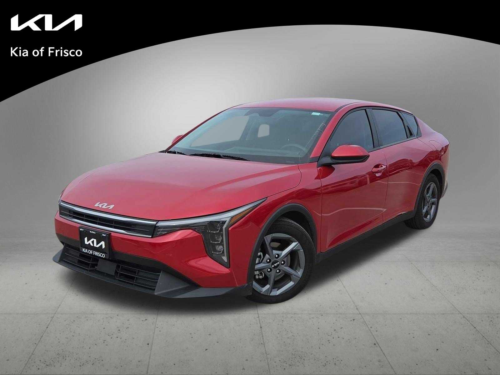 Currant Red 2025 Kia K4 Sedan Front-Wheel Drive Continuously Variable Transmission