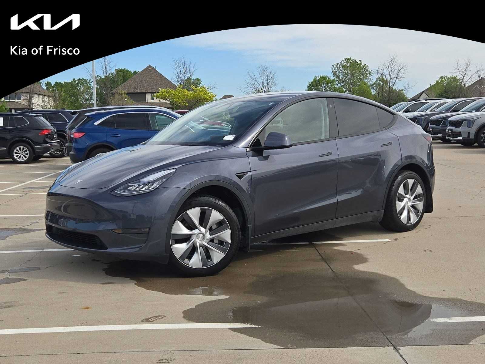 Gray 2023 Tesla Model Y Long Range AWD SUV / Crossover All-Wheel Drive 1-Speed Automatic