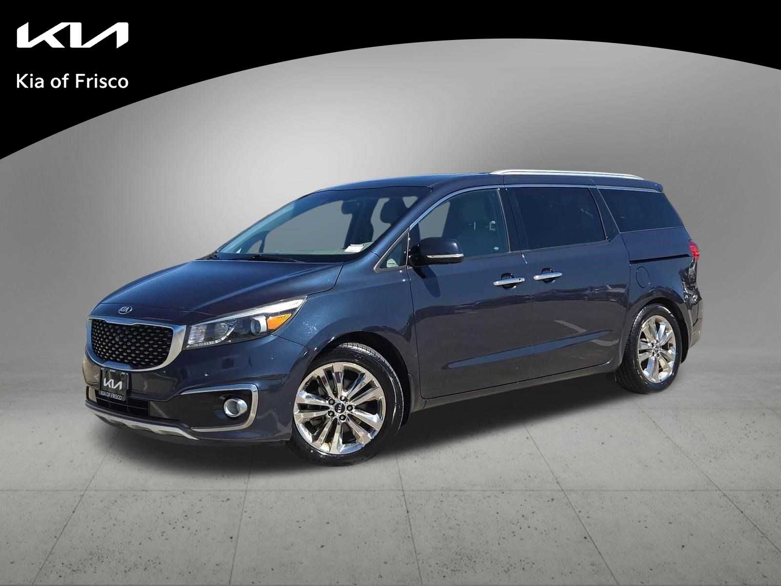 Deep Formal Blue 2015 Kia Sedona SX Limited Minivan Front-Wheel Drive 6-Speed Automatic