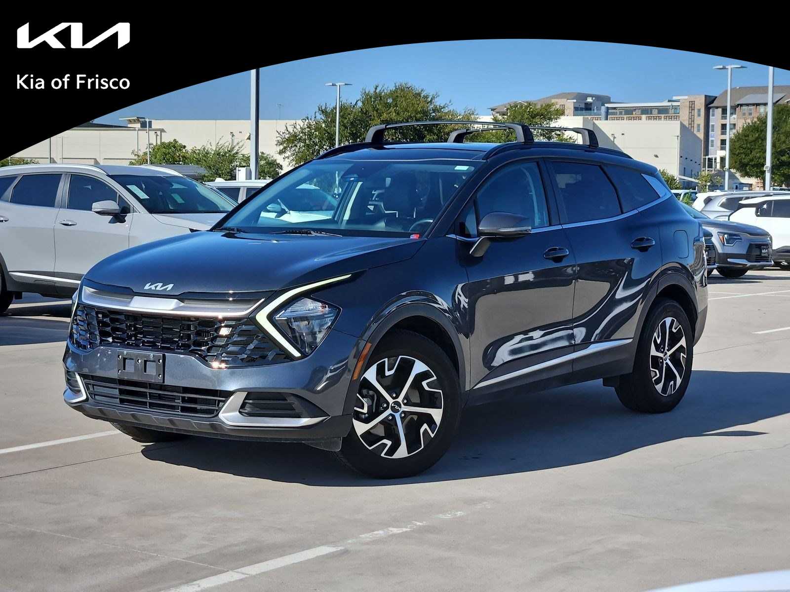 Gravity Gray 2023 Kia Sportage Hybrid SUV / Crossover All-Wheel Drive Automatic
