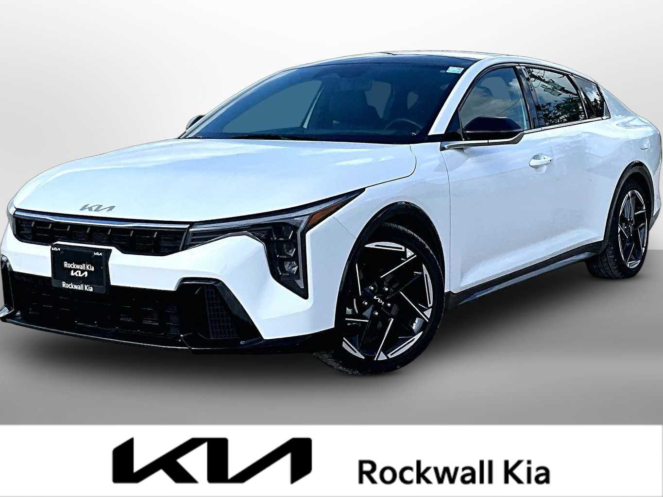 Snow White Pearl 2025 Kia K4 GT-Line FWD Sedan Front-Wheel Drive Continuously Variable Transmission