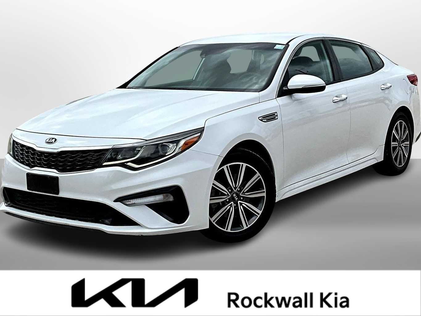 Snow White Pearl 2019 Kia Optima LX FWD Sedan Front-Wheel Drive 6-Speed Automatic