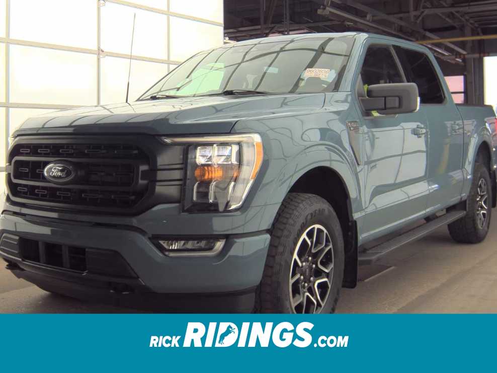 Area 51 Blue 2023 Ford F-150 Pickup Truck Four-Wheel Drive Automatic