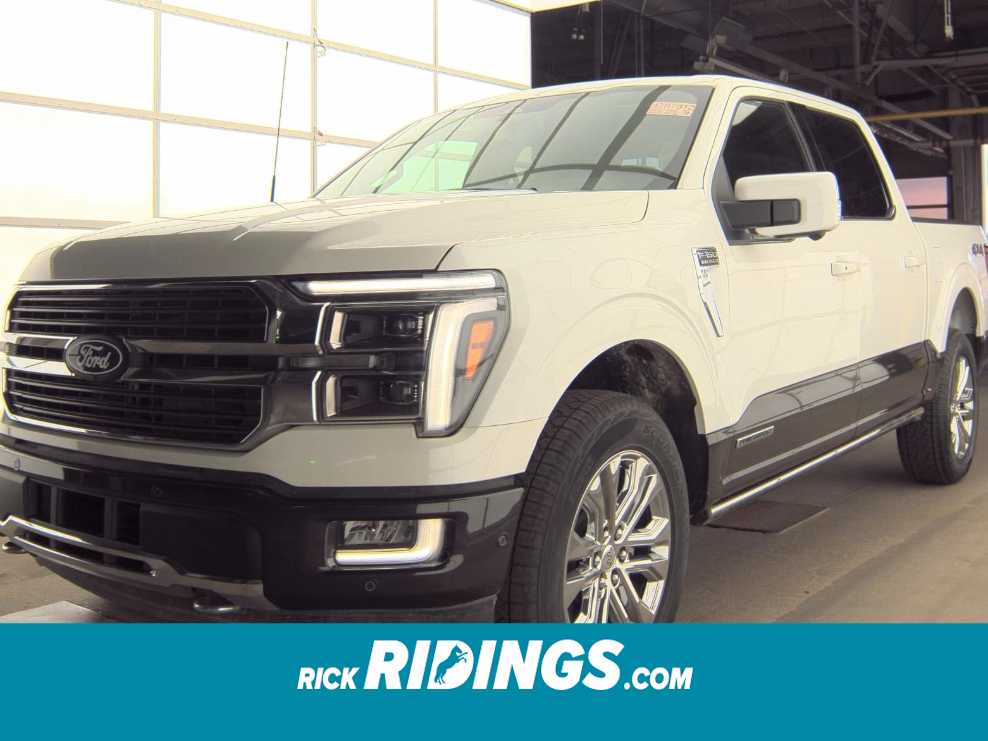 Star White Metallic Tri-Coat//Darkened Bronze 2024 Ford F-150 Pickup Truck Four-Wheel Drive Automatic