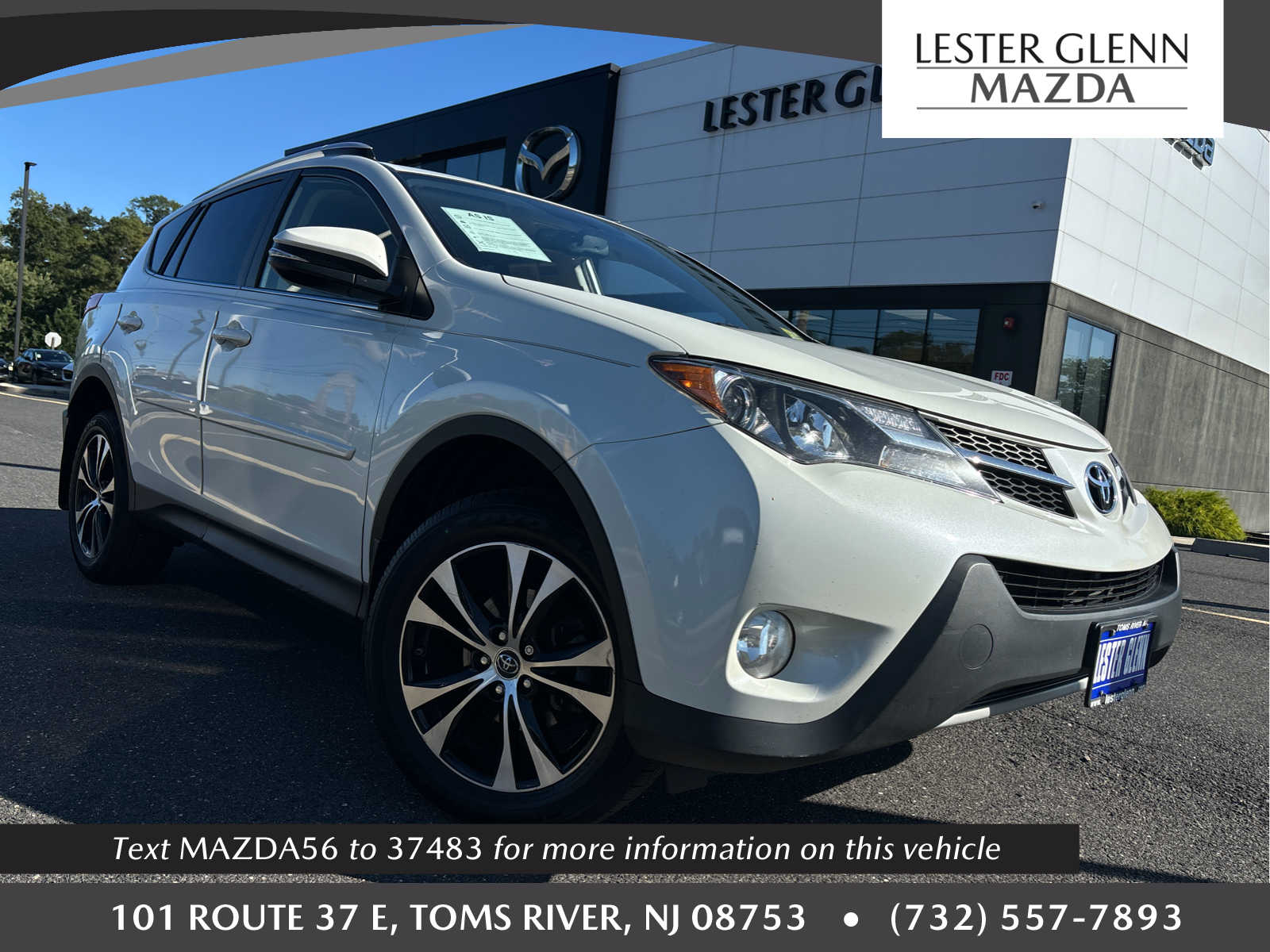 White (Blizzard Pearl) 2015 Toyota RAV4 SUV / Crossover All-Wheel Drive 6-Speed Automatic