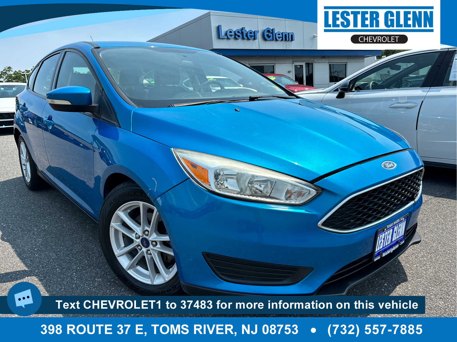 Blue Candy Metallic Tinted Clearcoat 2017 Ford Focus Hatchback Front-Wheel Drive 6-Speed Automatic