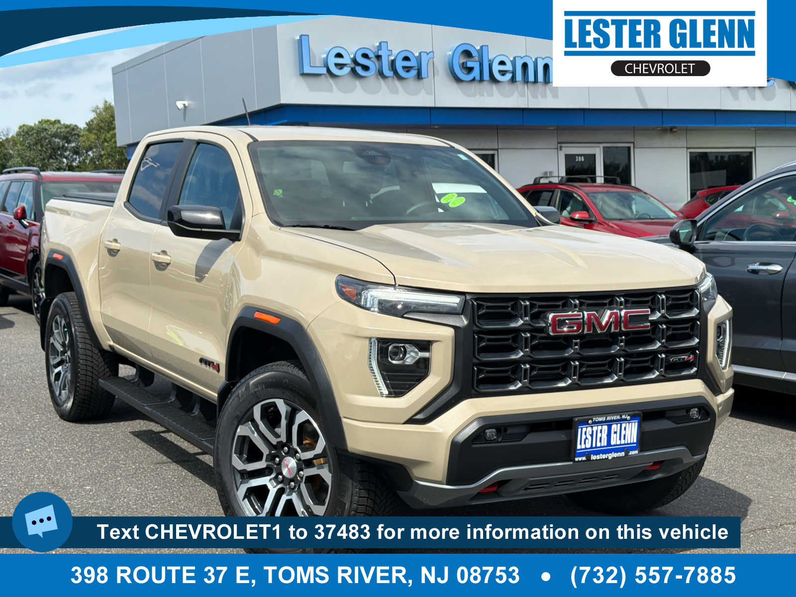 Desert Sand Metallic 2024 GMC Canyon Pickup Truck Four-Wheel Drive 8-Speed Automatic