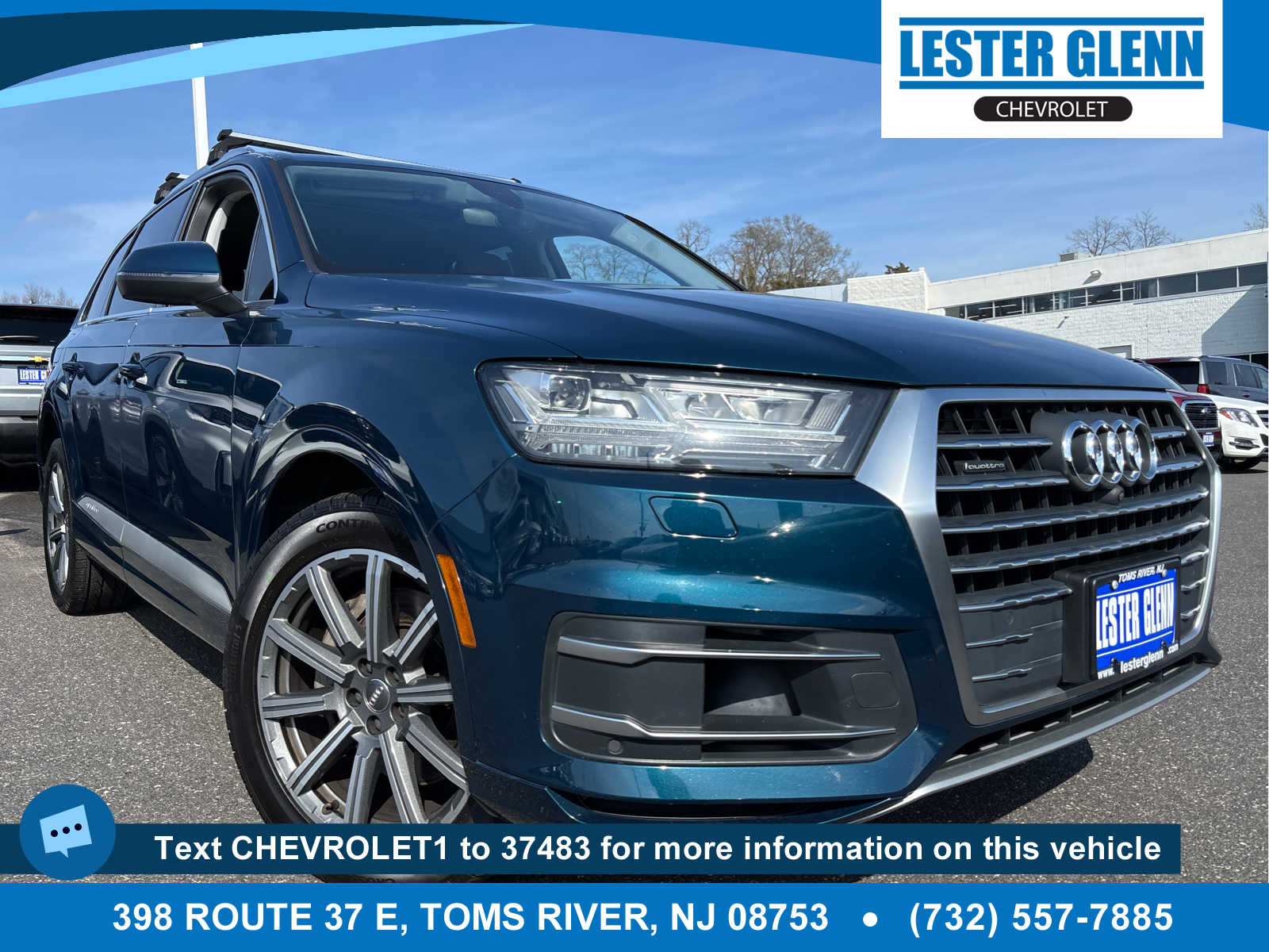 Galaxy Blue Metallic 2018 Audi Q7 SUV / Crossover 8-Speed Automatic