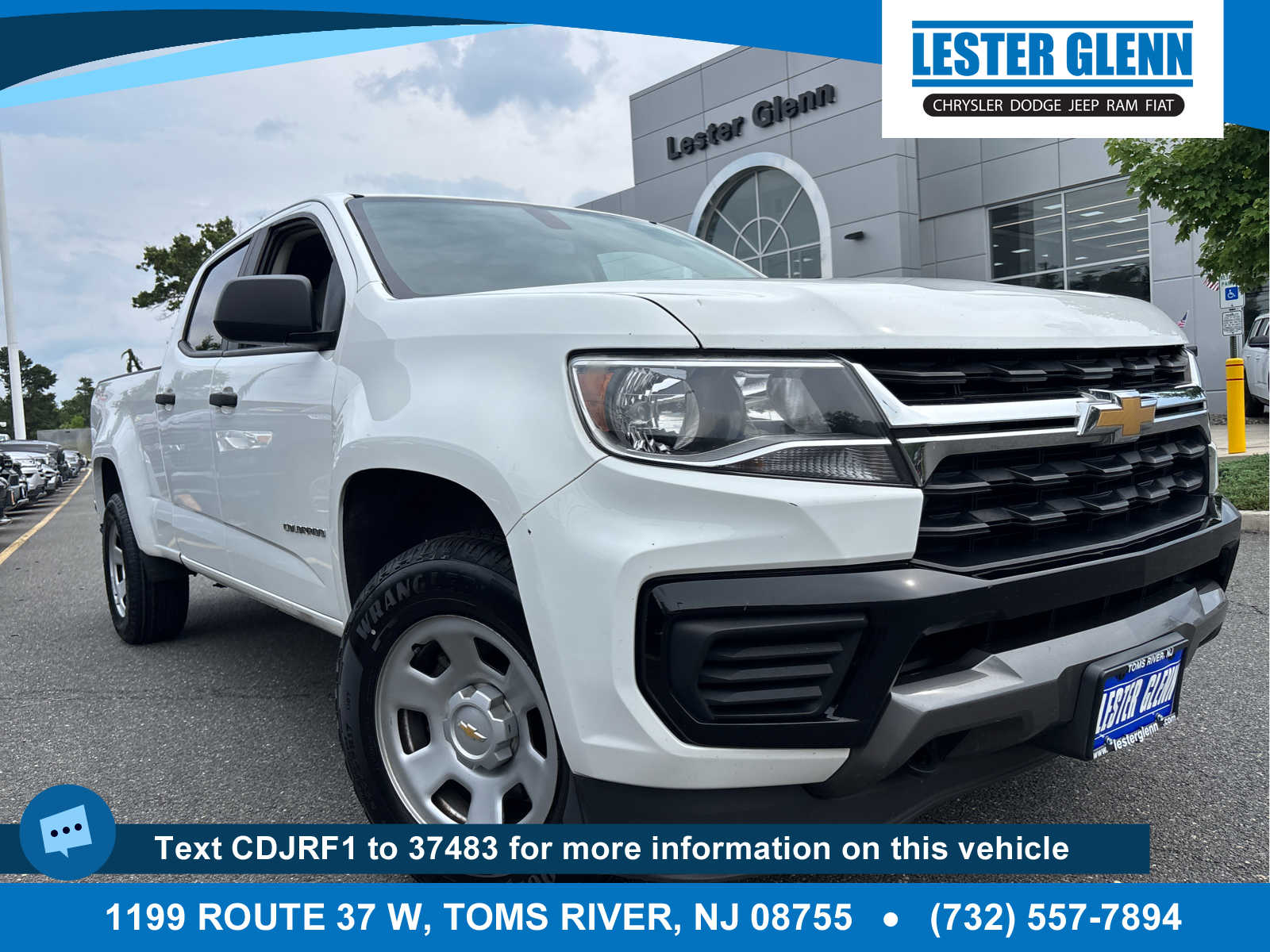 Summit White 2022 Chevrolet Colorado Pickup Truck Four-Wheel Drive 8-Speed Automatic