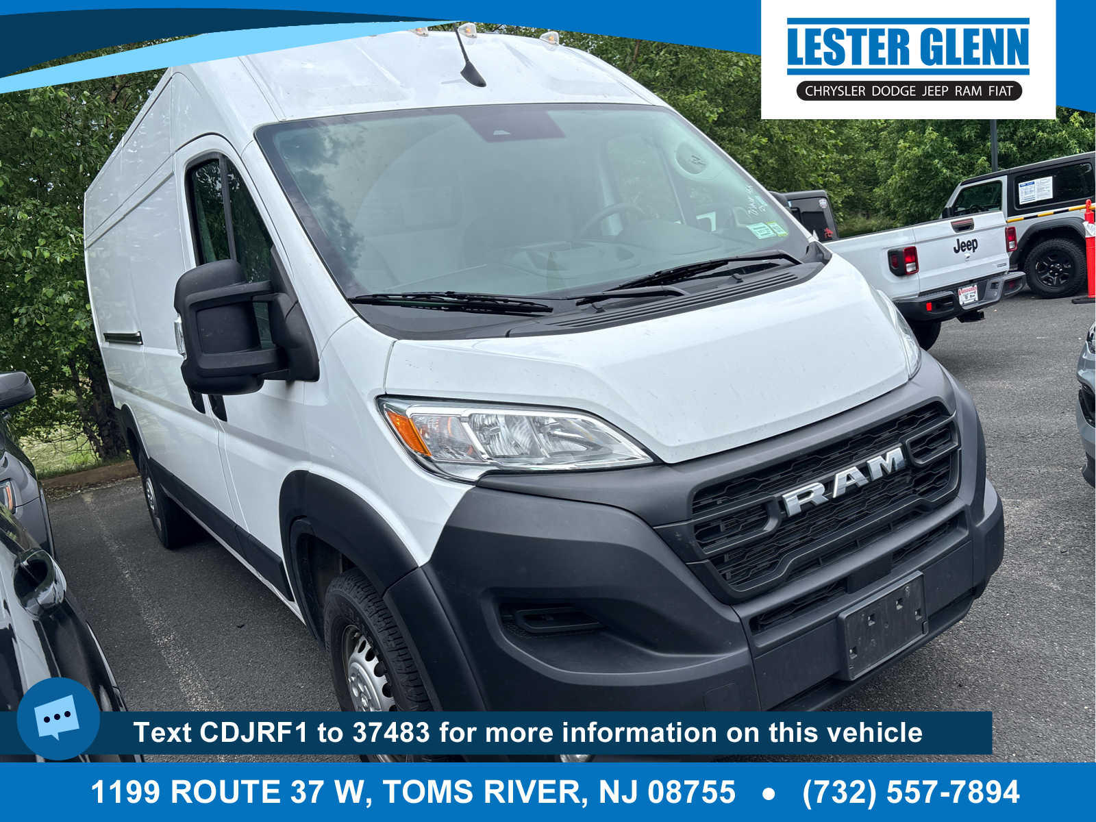 Bright White Clearcoat 2025 RAM ProMaster Van Front-Wheel Drive 9-Speed Automatic