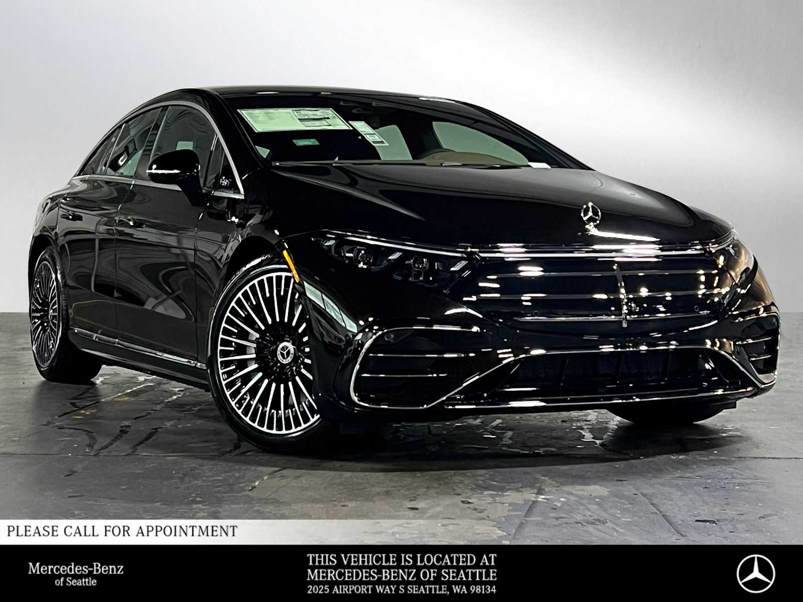 Onyx  Black Metallic 2026 Mercedes-Benz EQS Sedan All-Wheel Drive 1-Speed Automatic